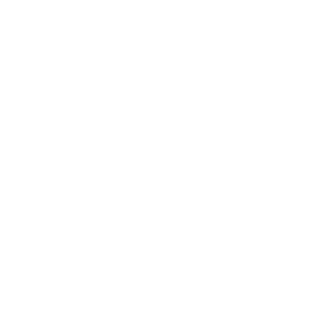 Alpha map example with a white subject silhouette on a black background