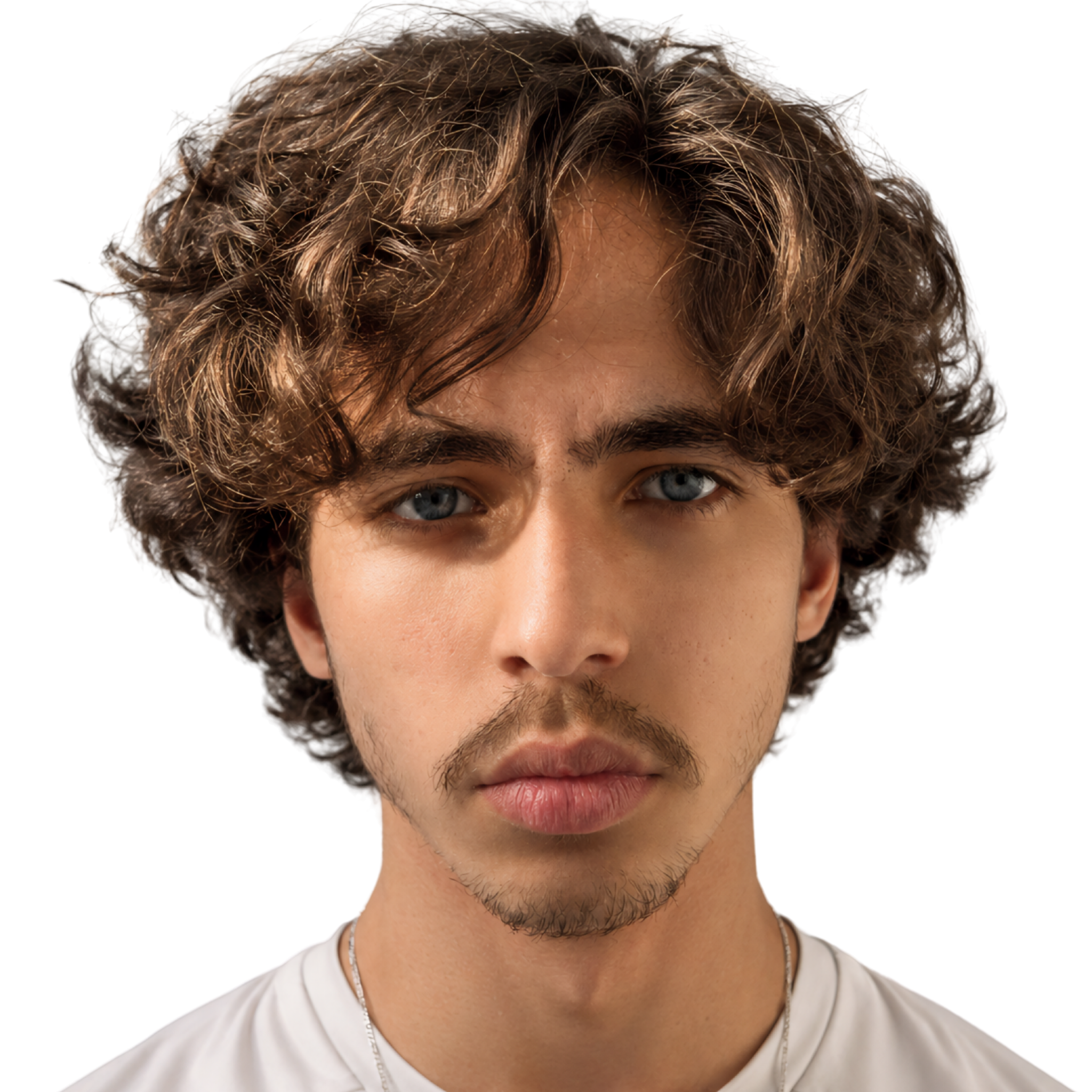 Diffuse map example with the final visible portrait texture
